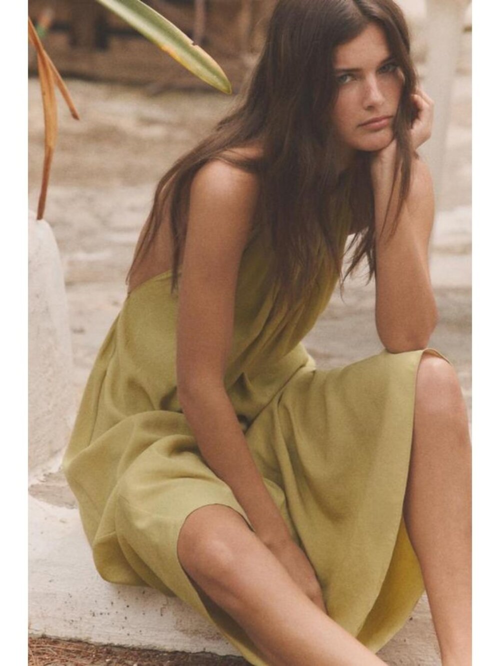 ZARA FLOWY HALTER DRESS - Picture 4 of 10